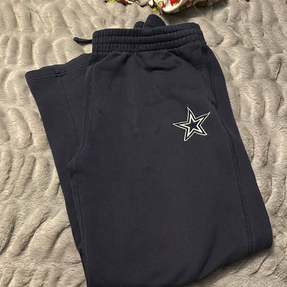 Dallas Cowboys men’s sweatpants navy blue size large